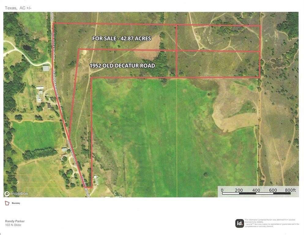 42.87 Acres of Agricultural Land for Sale in Decatur, Texas