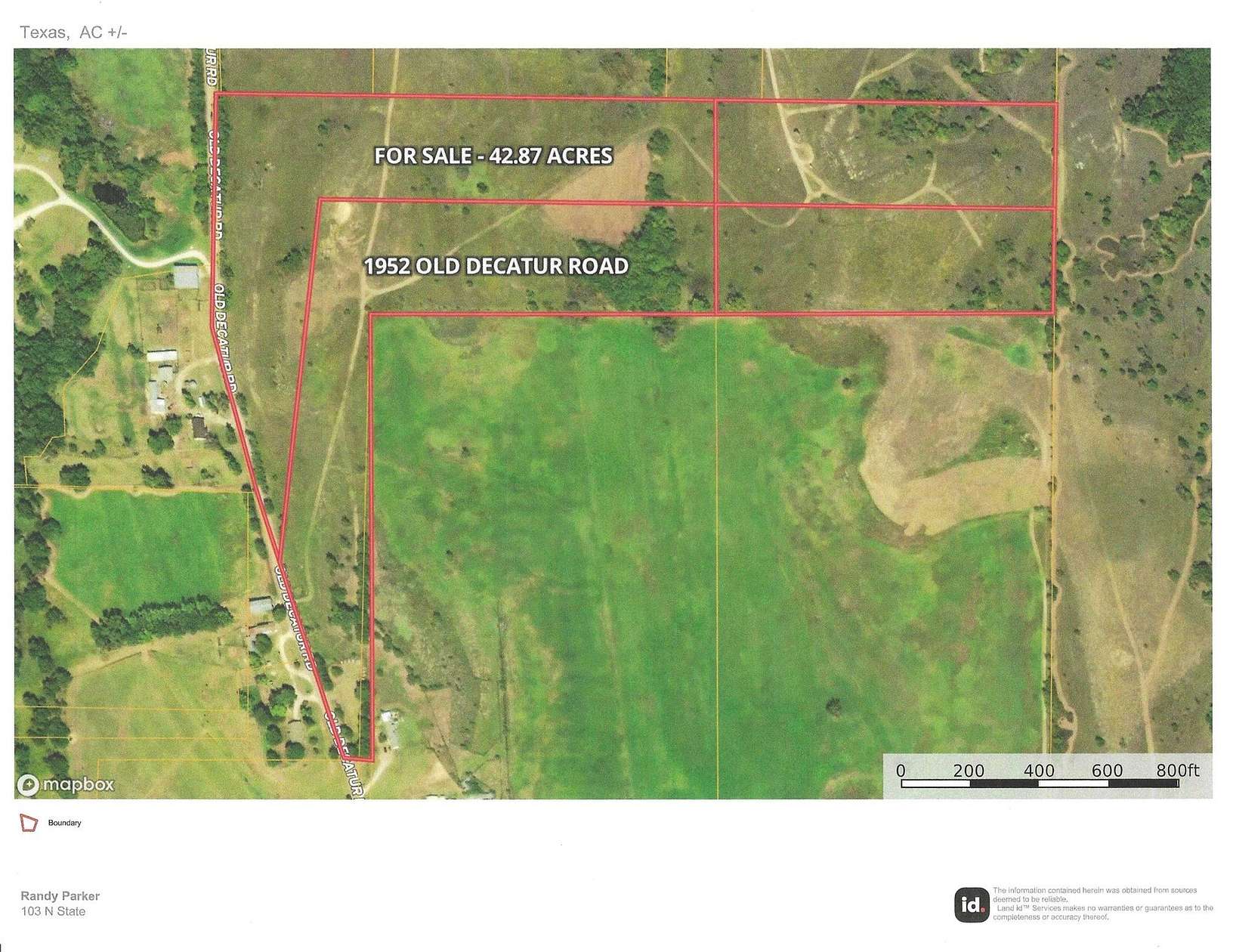 42.9 Acres of Land for Sale in Decatur, Texas