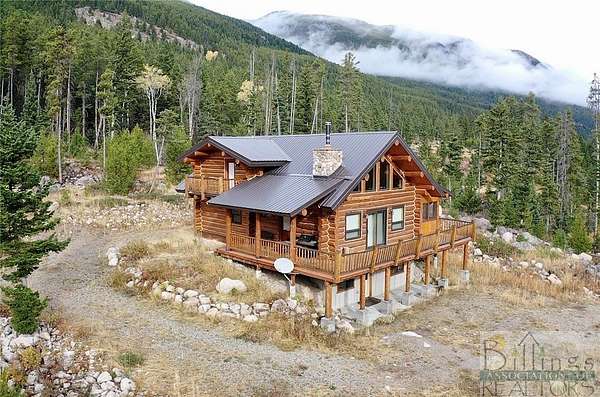 19 Acres of Recreational Land with Home for Sale in Big Timber, Montana