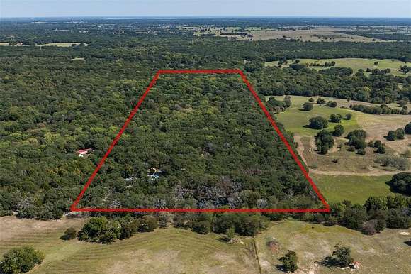 37.35 Acres of Recreational Land with Home for Sale in Kemp, Texas