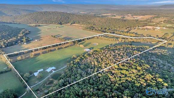 85 Acres of Agricultural Land with Home for Sale in Scottsboro, Alabama