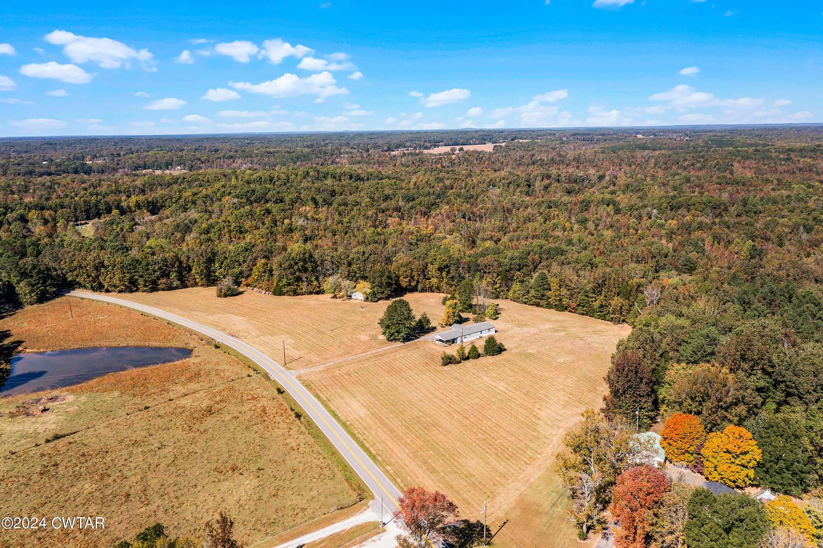 12 Acres of Land with Home for Sale in Cedar Grove, Tennessee