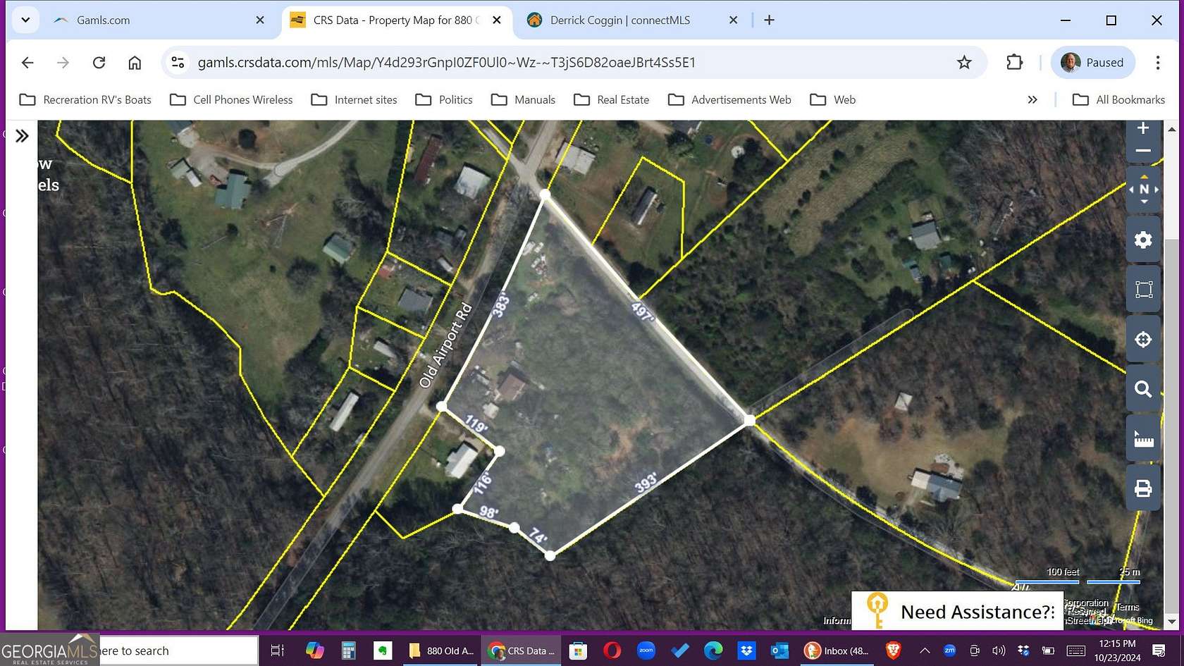 3.41 Acres of Residential Land with Home for Sale in Commerce, Georgia