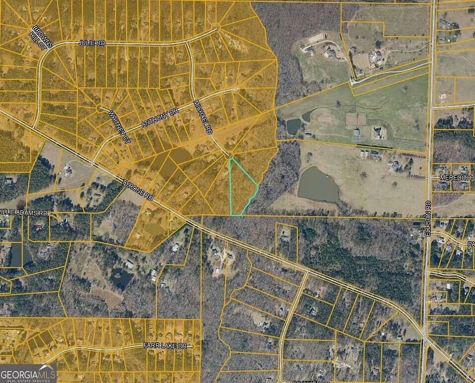 4.3 Acres of Residential Land for Sale in Tyrone, Georgia