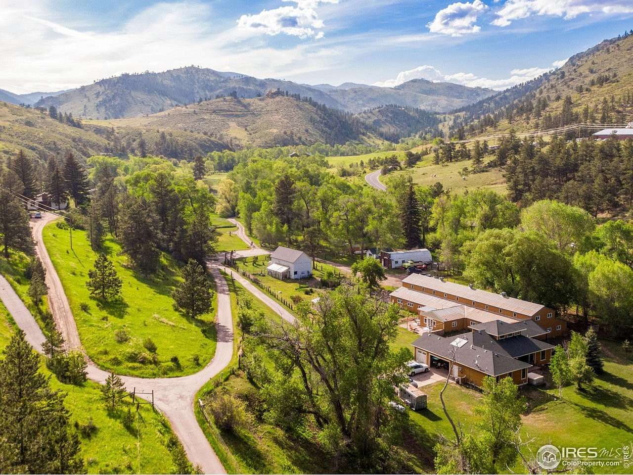 50.53 Acres of Land with Home for Sale in Bellvue, Colorado