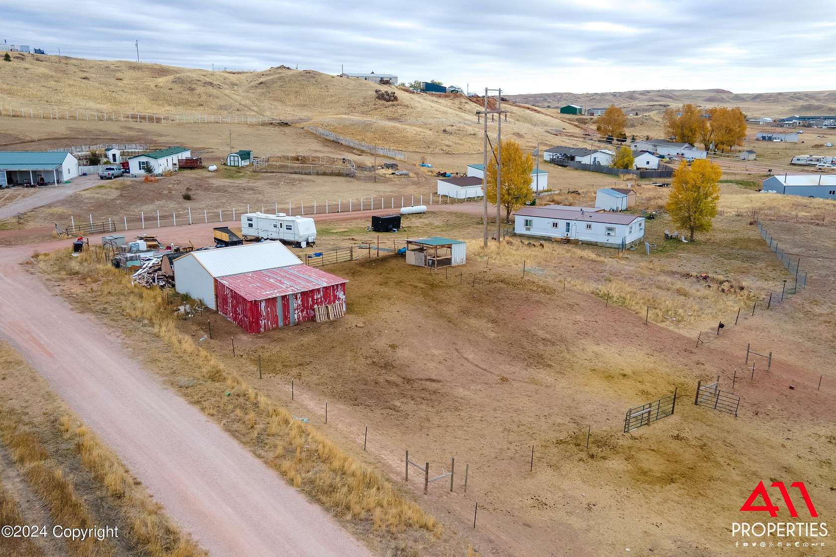 2.5 Acres of Residential Land with Home for Sale in Gillette, Wyoming