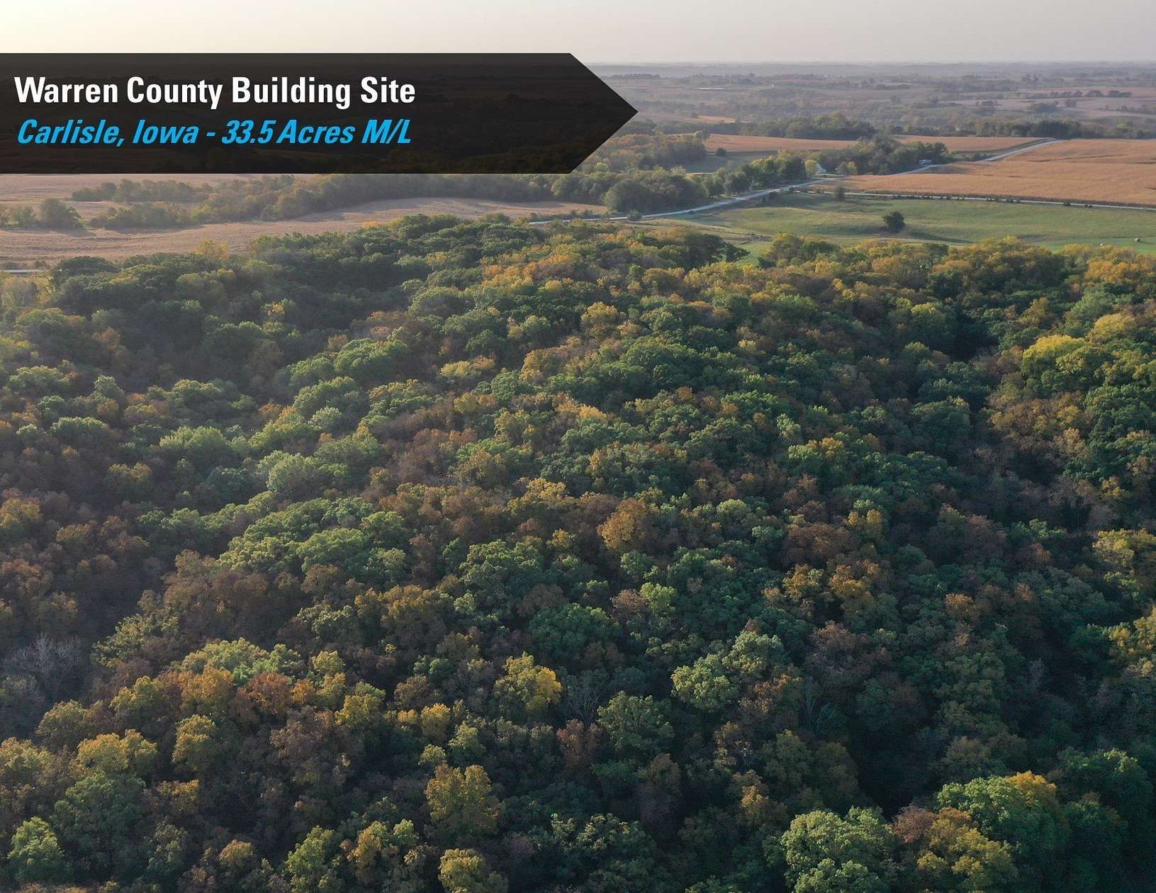 33.5 Acres of Recreational Land for Sale in Carlisle, Iowa