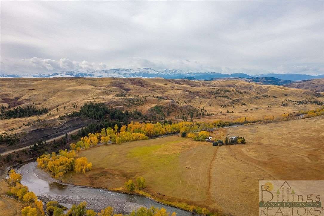 1,010.95 Acres of Land with Home for Sale in Absarokee, Montana