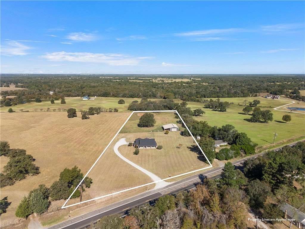 5 Acres of Residential Land with Home for Sale in Bremond, Texas