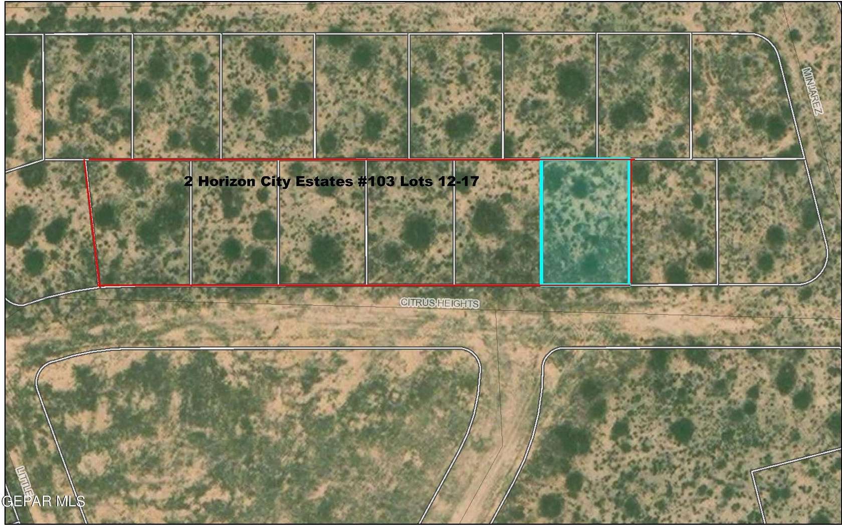 1.1 Acres of Residential Land for Sale in Horizon City, Texas