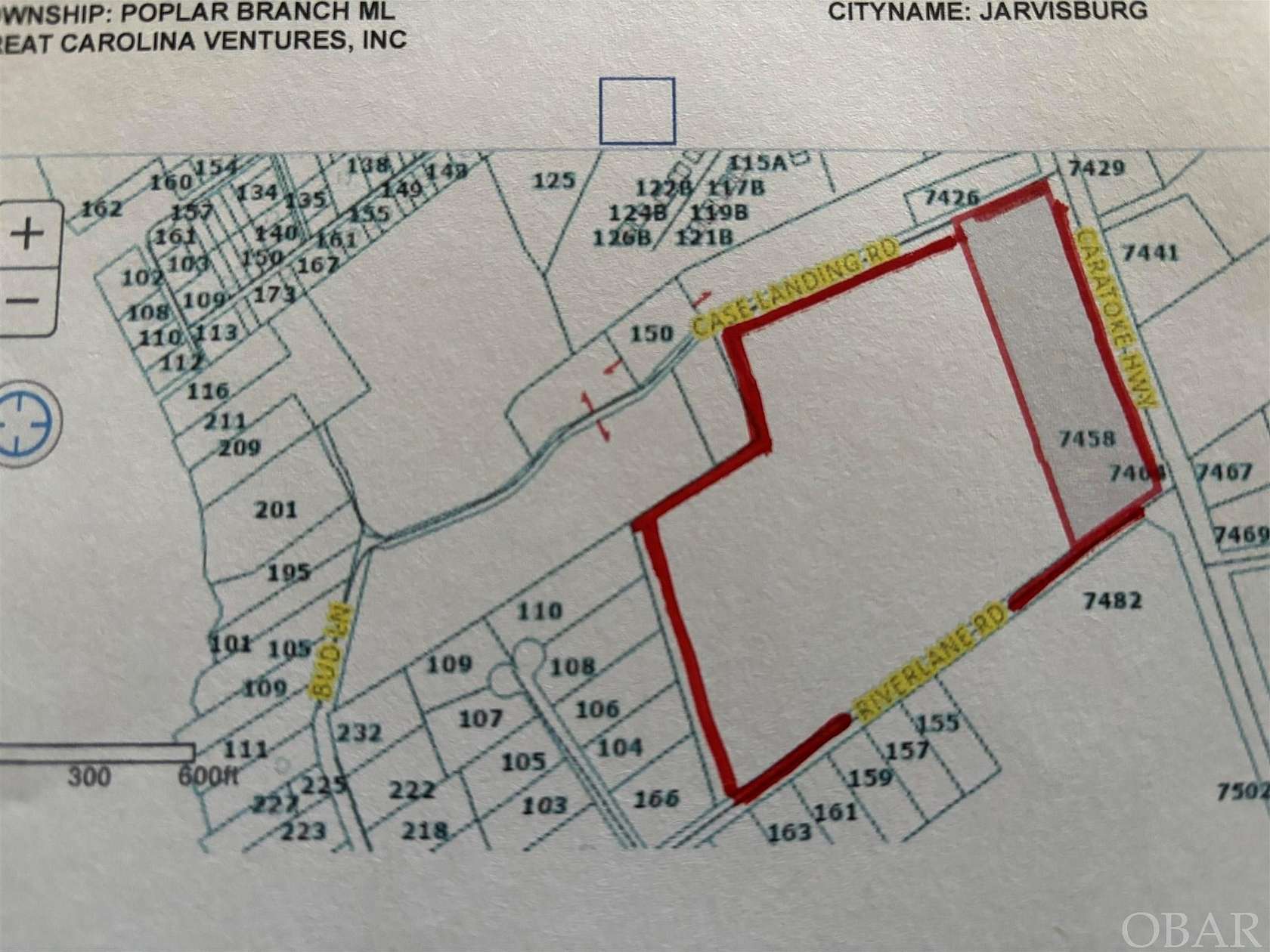 33 Acres of Land for Sale in Jarvisburg, North Carolina