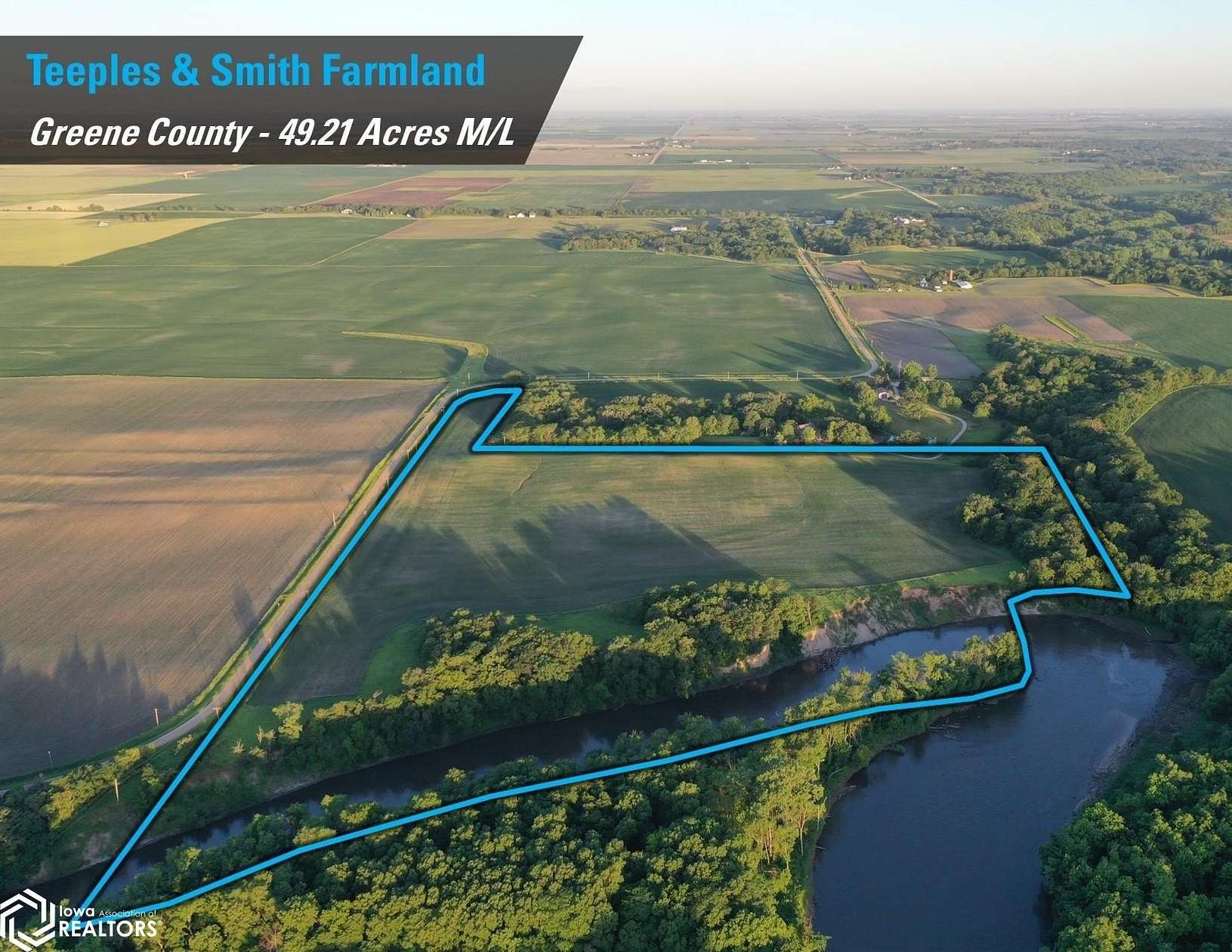 49.21 Acres of Recreational Land & Farm for Sale in Jefferson, Iowa