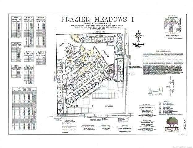 0.179 Acres of Residential Land for Sale in Jenks, Oklahoma