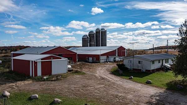24 Acres of Agricultural Land with Home for Sale in Marion, Wisconsin