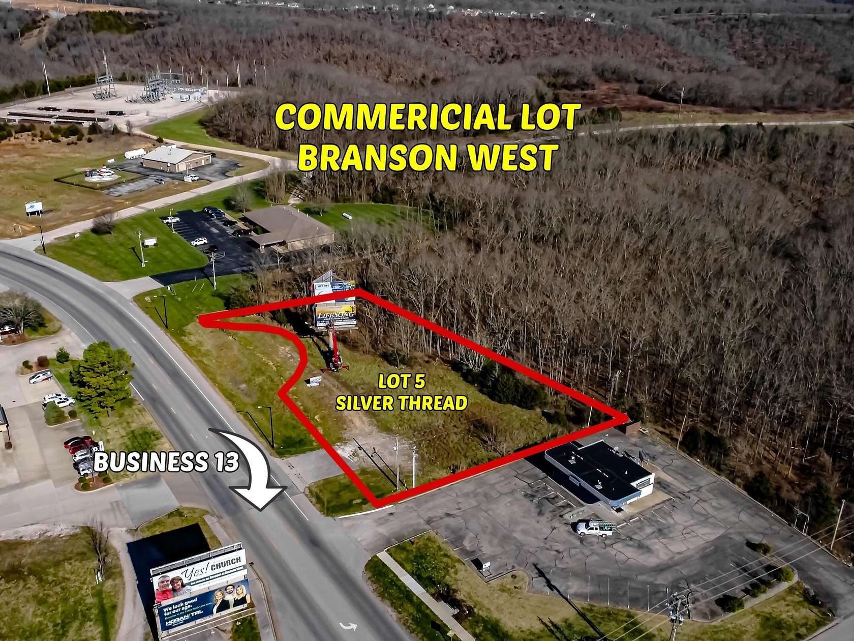 1.3 Acres of Commercial Land for Sale in Branson West, Missouri