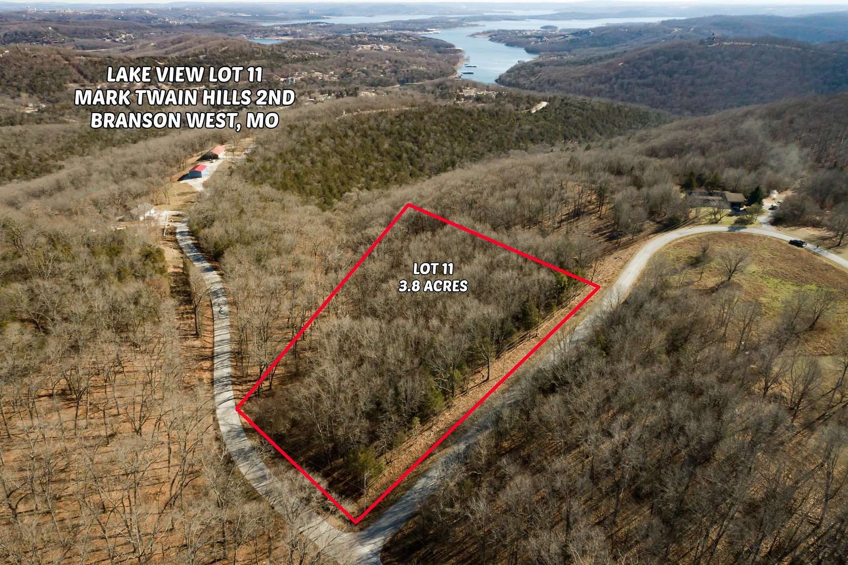 3.8 Acres of Residential Land for Sale in Branson West, Missouri