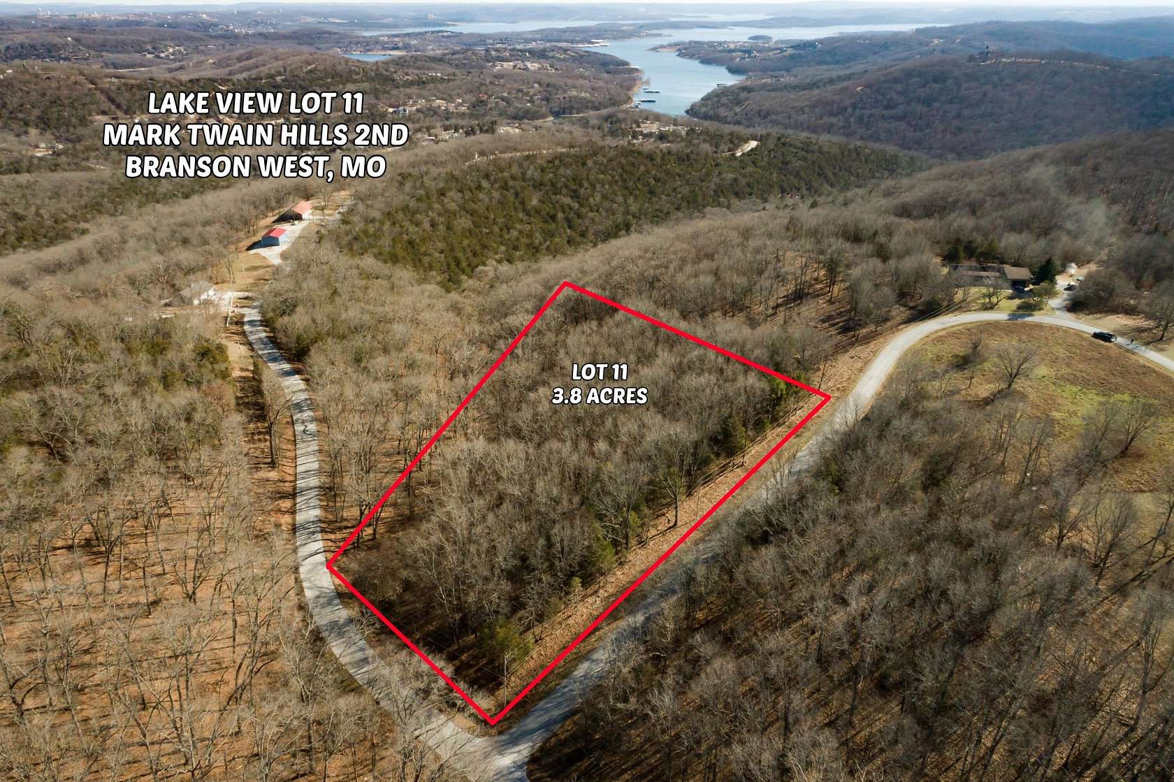 3.8 Acres of Land for Sale in Branson West, Missouri