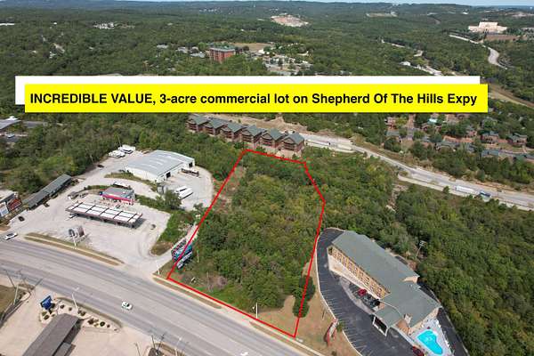 3 Acres of Mixed-Use Land for Sale in Branson, Missouri