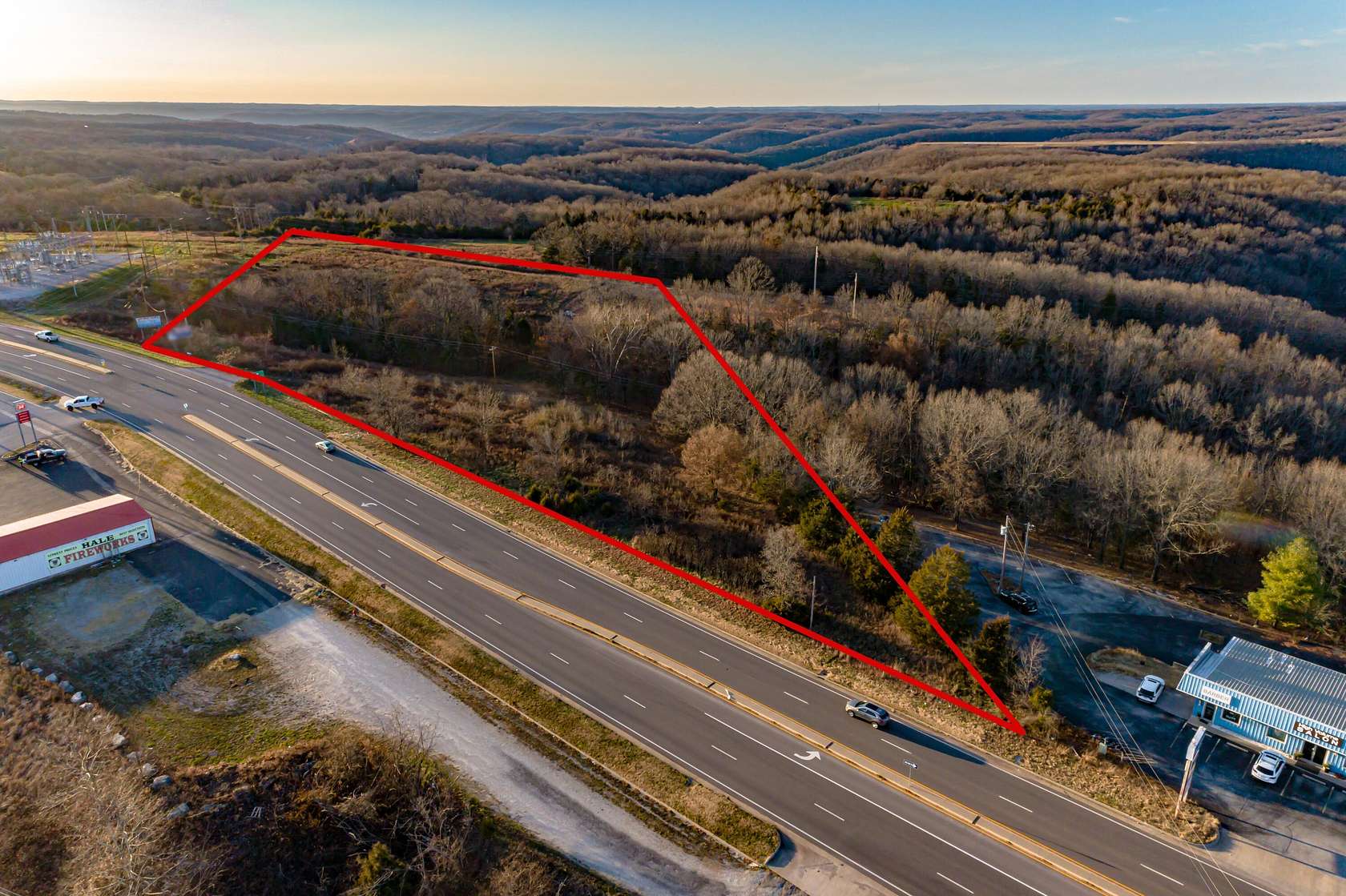 4.6 Acres of Mixed-Use Land for Sale in Branson West, Missouri