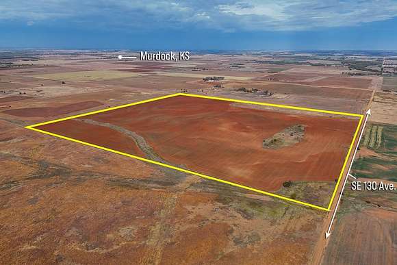 161.4 Acres of Agricultural Land for Auction in Murdock, Kansas