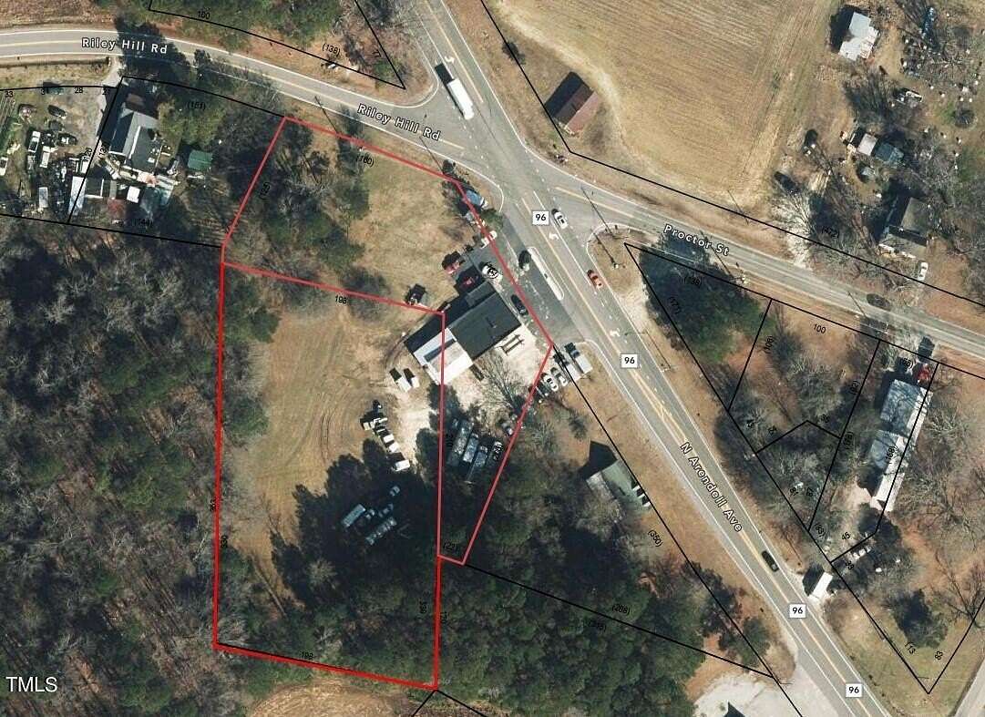 2.5 Acres of Improved Commercial Land for Sale in Zebulon, North Carolina