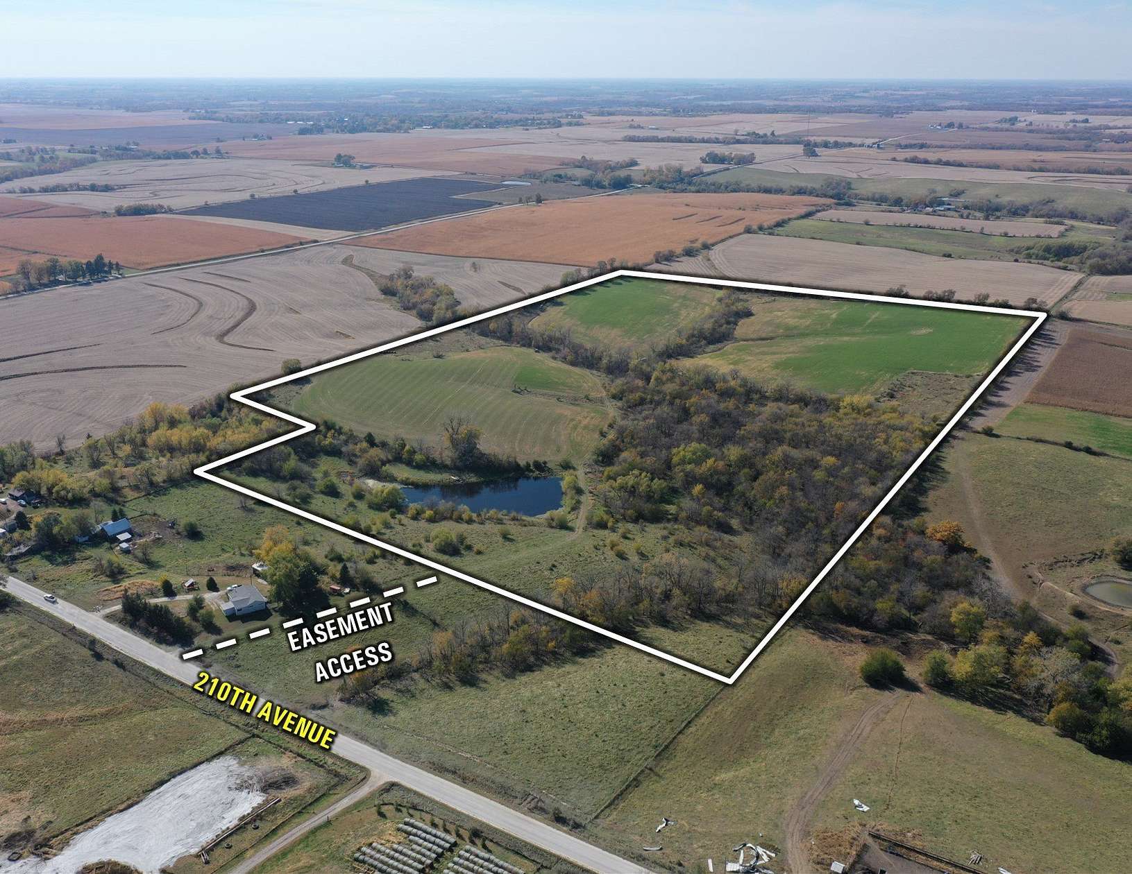 65.55 Acres of Land for Sale in Milo, Iowa