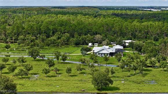 20.39 Acres of Agricultural Land with Home for Sale in LaBelle, Florida