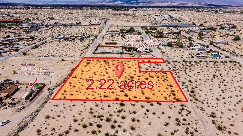 2.22 Acres of Land for Sale in Twentynine Palms, California