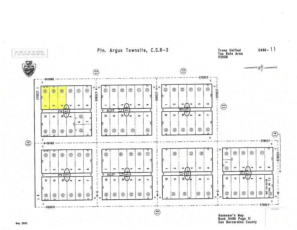 0.482 Acres of Land for Sale in Trona, California