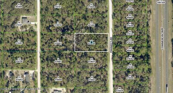 1.2 Acres of Residential Land for Sale in Brooksville, Florida