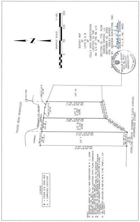 0.6 Acres of Residential Land for Sale in Zwolle, Louisiana