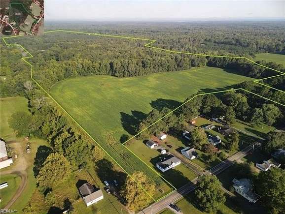 65.3 Acres of Recreational Land & Farm for Sale in Surry, Virginia