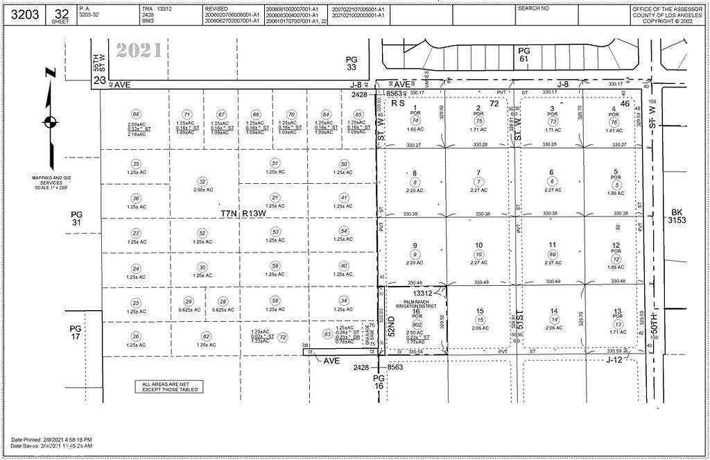 1.249 Acres of Land for Sale in Lancaster, California