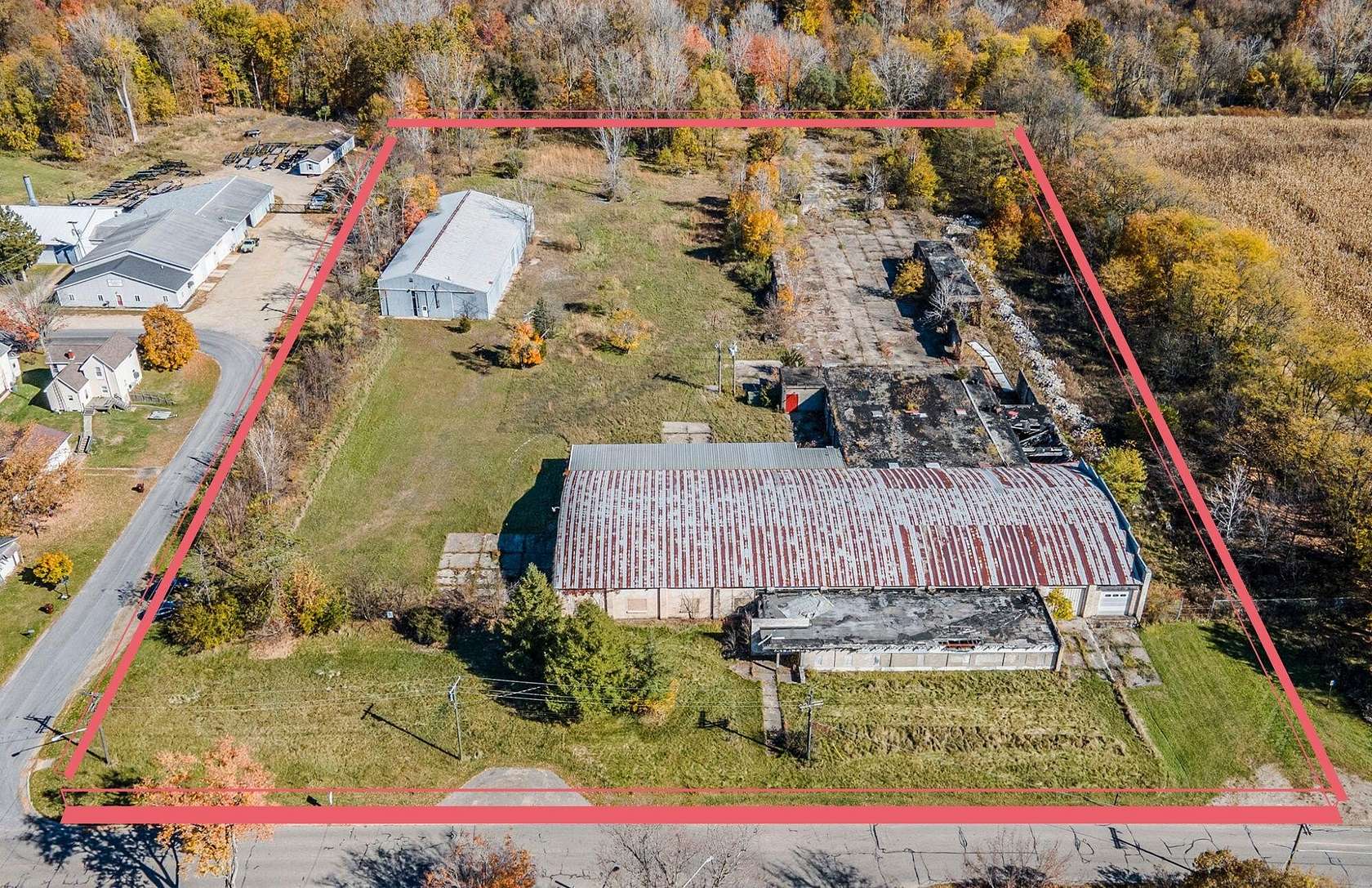 6.83 Acres of Improved Commercial Land for Sale in Union City, Michigan