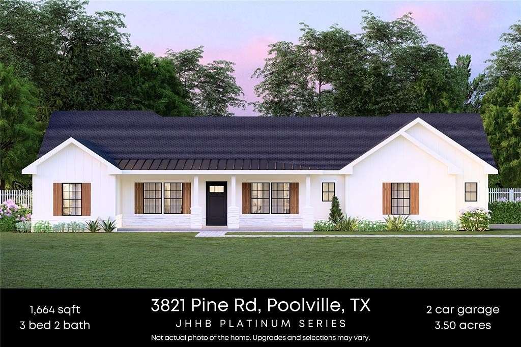 3.5 Acres of Residential Land with Home for Sale in Poolville, Texas