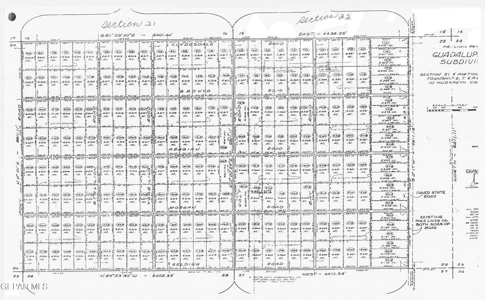 5.22 Acres of Residential Land for Sale in Dell City, Texas