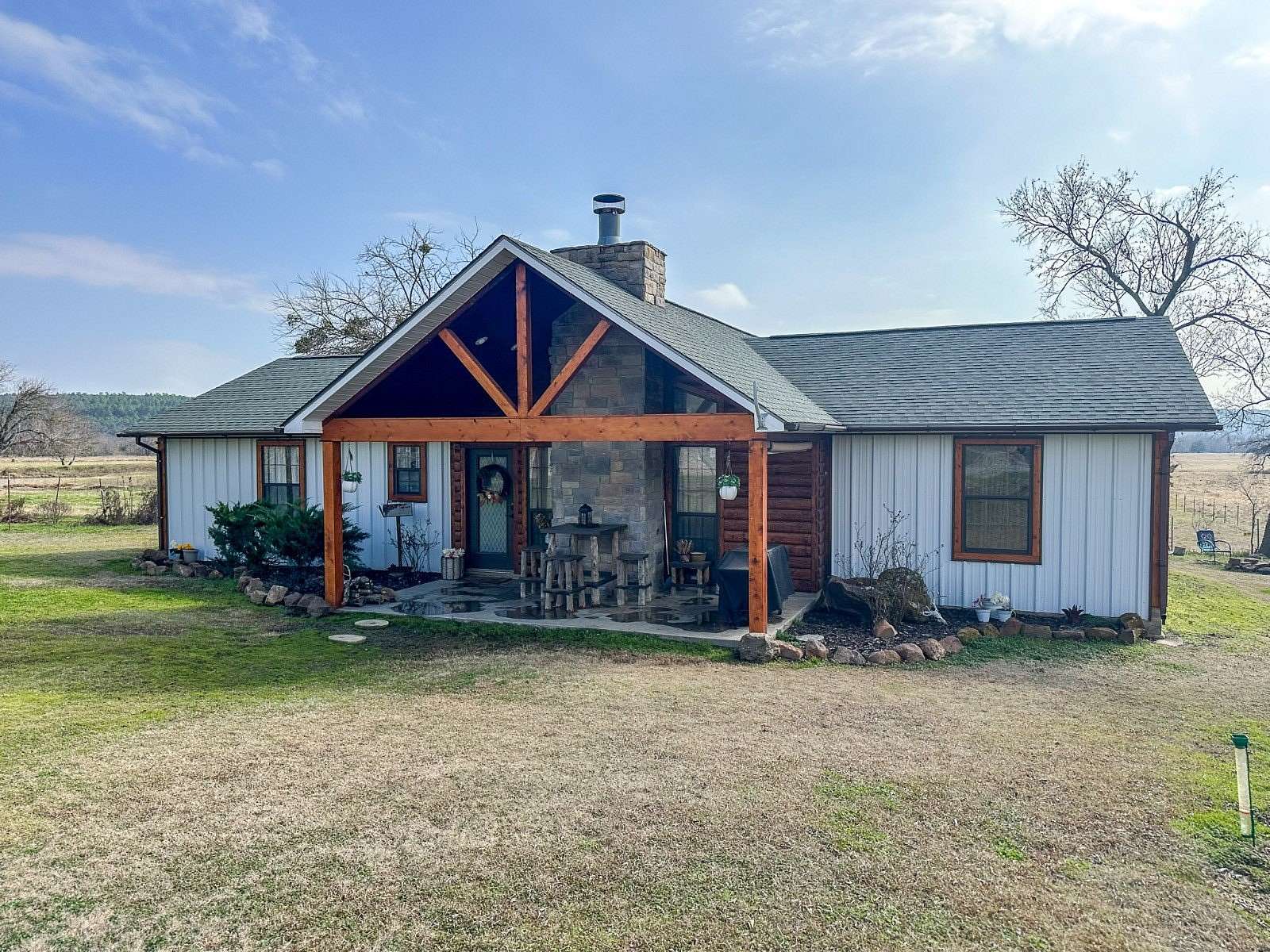 2.1 Acres of Residential Land with Home for Sale in Stringtown, Oklahoma