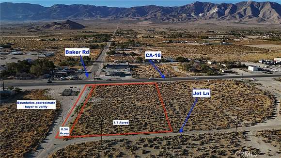 2.04 Acres of Commercial Land for Sale in Lucerne Valley, California