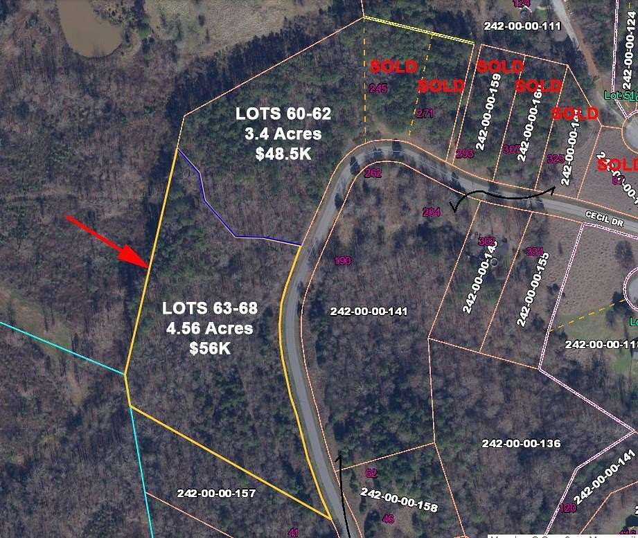 4.56 Acres of Residential Land for Sale in Waterloo, South Carolina