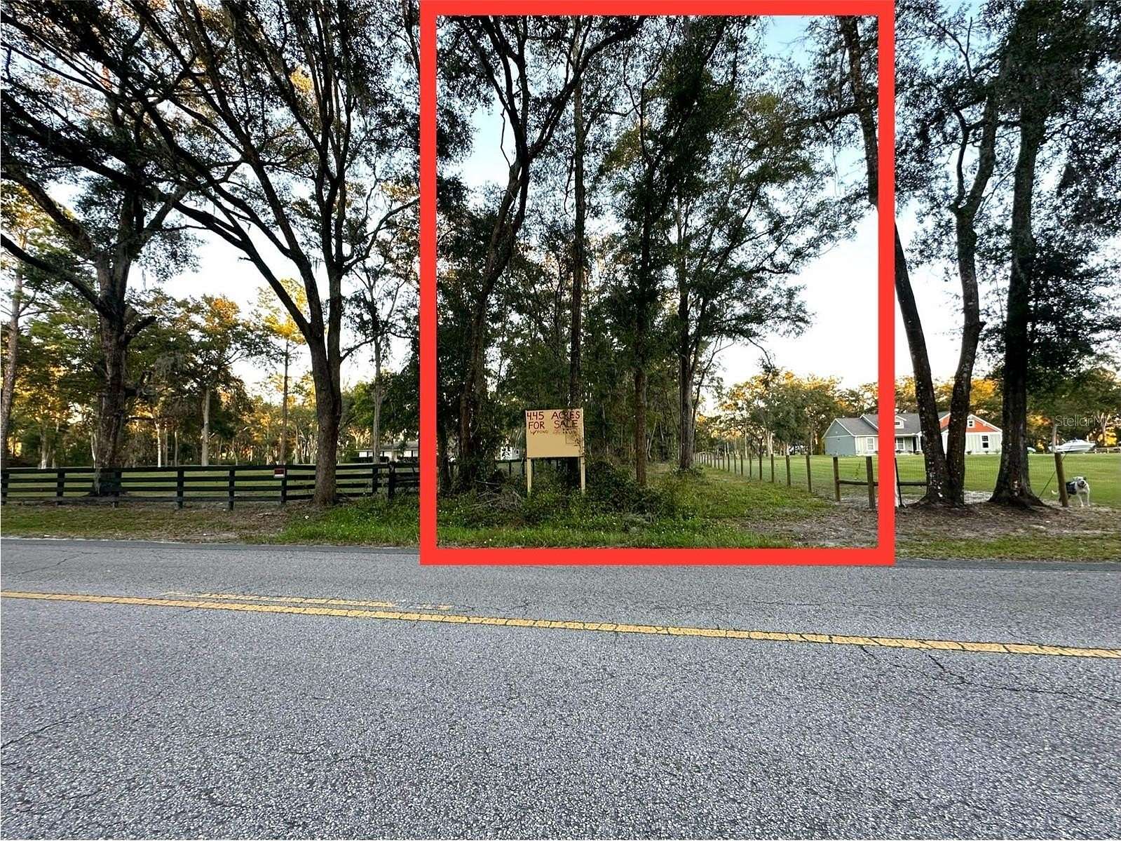 4.45 Acres of Residential Land for Sale in Morriston, Florida