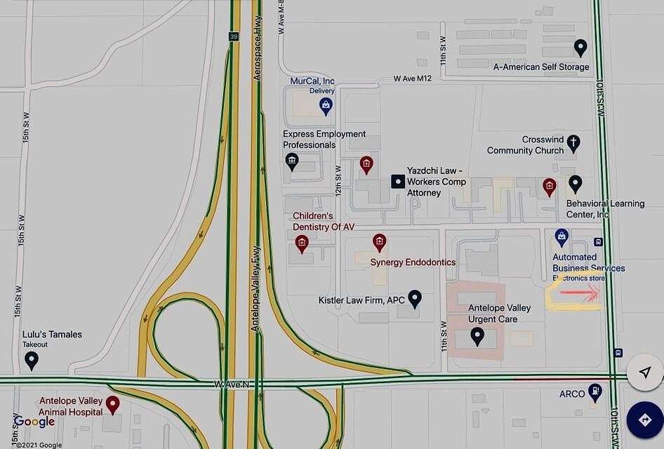 0.88 Acres of Commercial Land for Sale in Palmdale, California