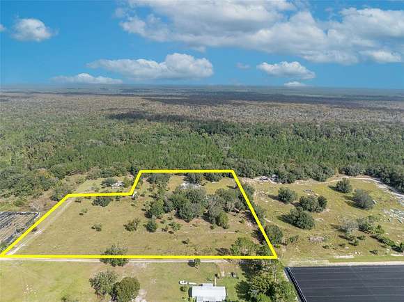 9 Acres of Residential Land with Home for Sale in Eustis, Florida