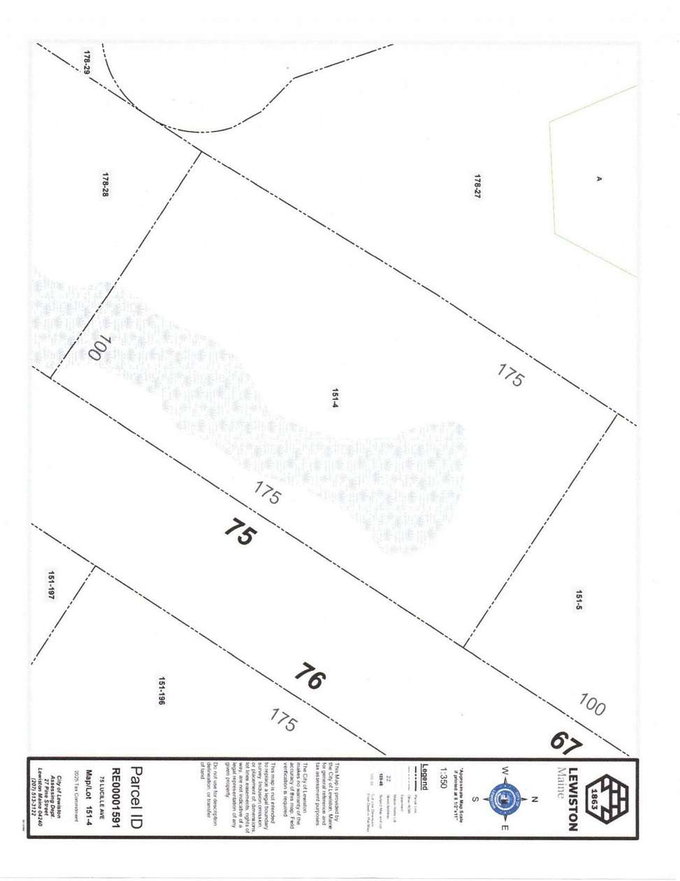 0.41 Acres of Residential Land for Sale in Lewiston, Maine