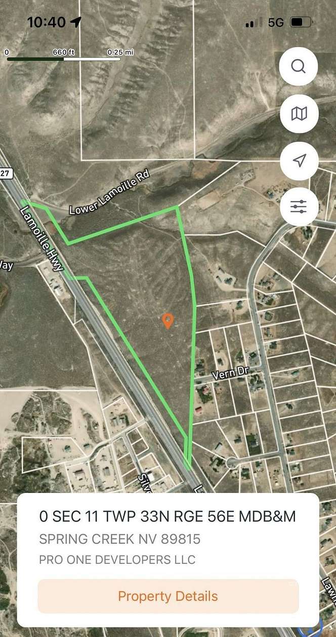 55 Acres of Land for Sale in Spring Creek, Nevada