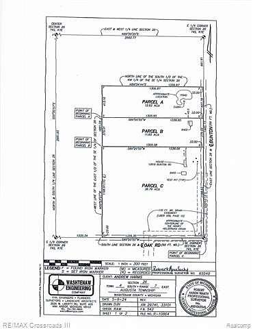 12.62 Acres of Land for Sale in Willis, Michigan