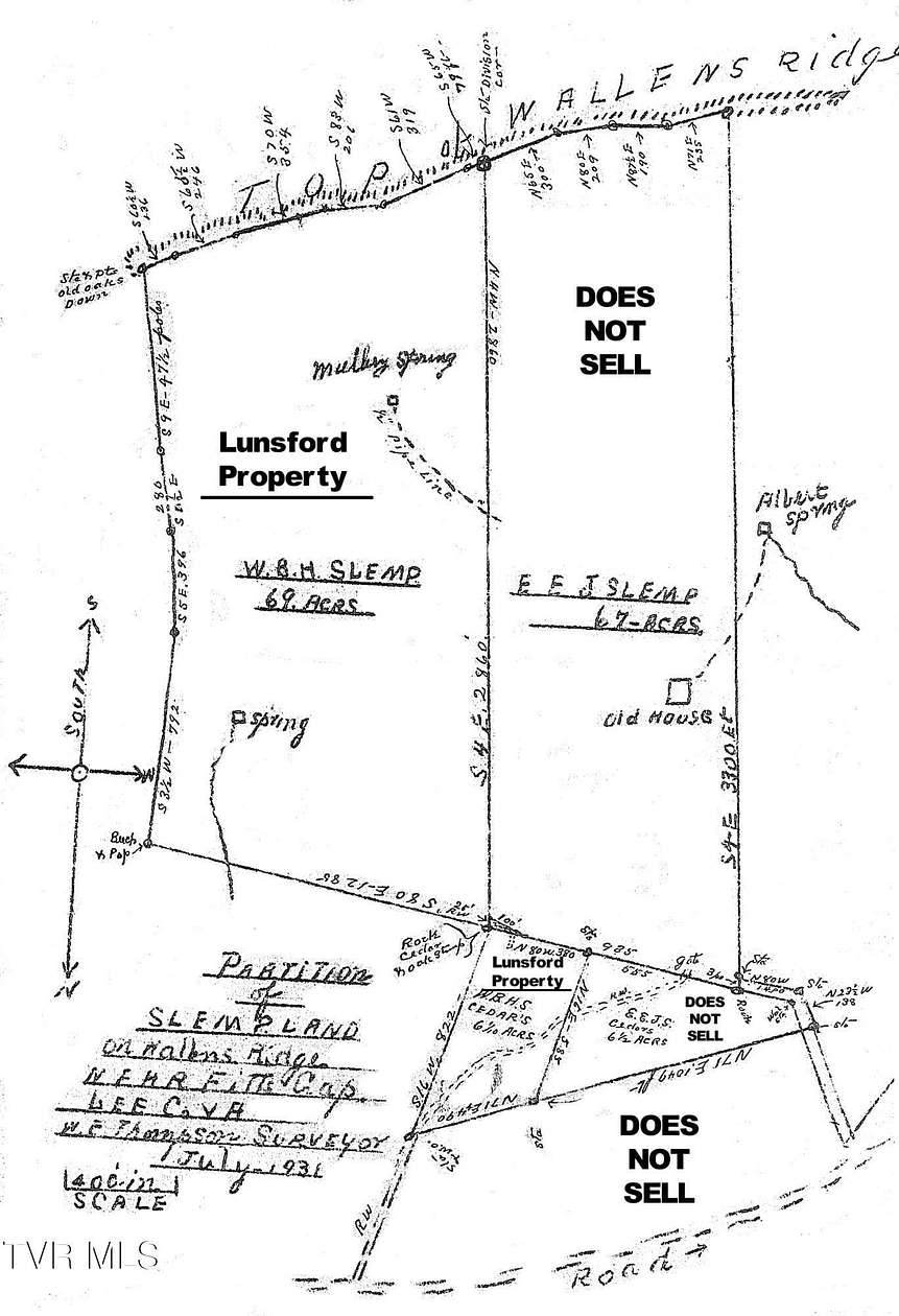 75.5 Acres of Recreational Land for Sale in Jonesville, Virginia