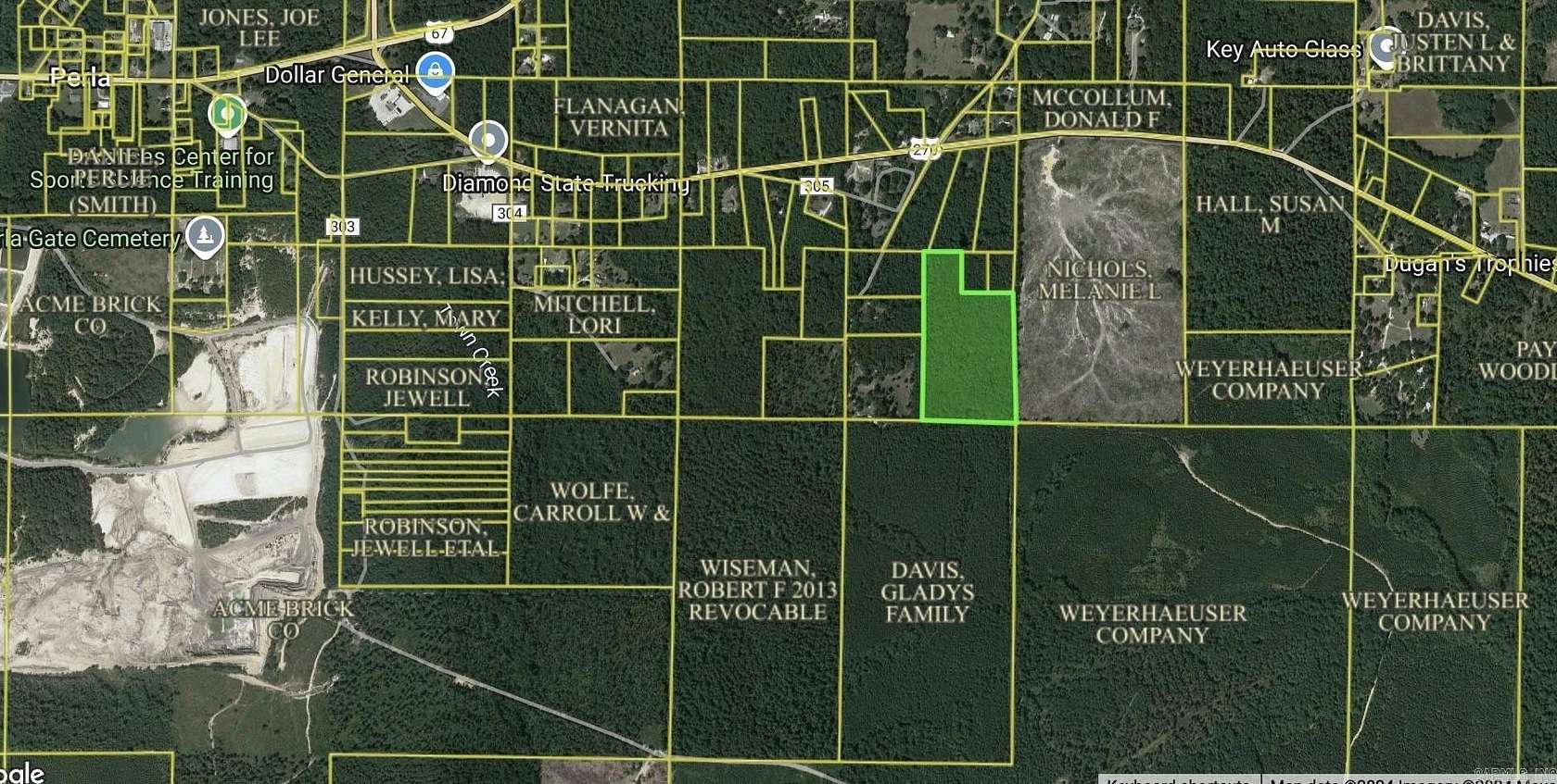 18.5 Acres of Recreational Land for Sale in Malvern, Arkansas