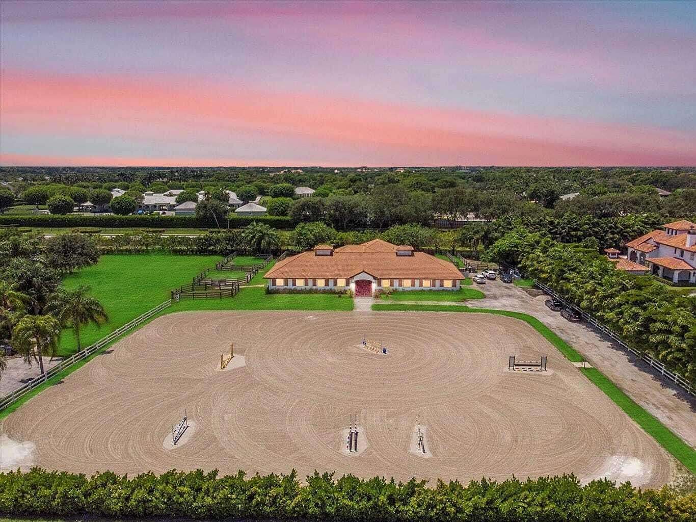 3.797 Acres of Land with Home for Lease in Wellington, Florida