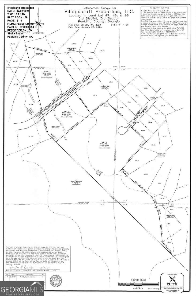 12.75 Acres of Land for Sale in Dallas, Georgia