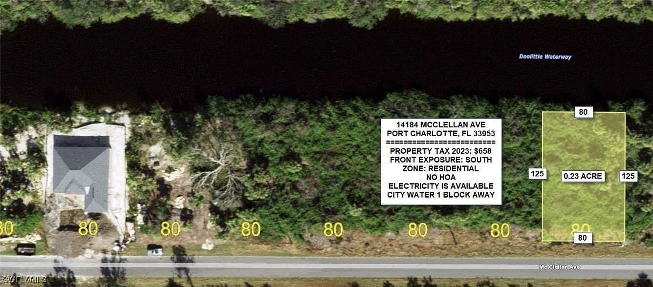 0.223 Acres of Residential Land for Sale in Port Charlotte, Florida